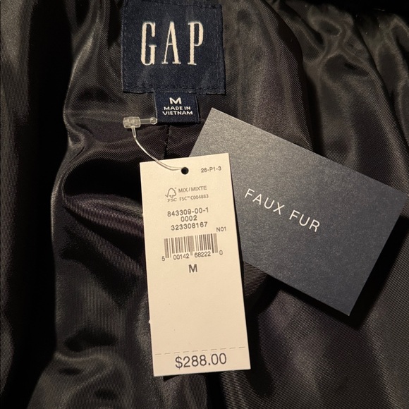 GAP Faux Fur Long Coat - Picture 6 of 13